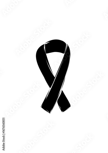 Black Morning ribbon