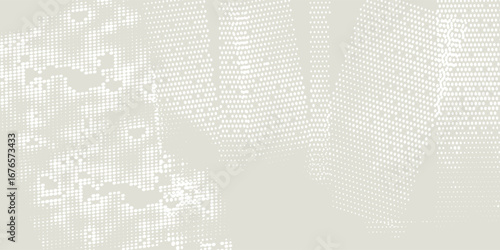 Ecru gradient with texture of eggshell. Pastel light beige background, modern dotted vector design, paper texture.