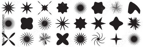 Shine sparkle icon. Vector blink star for logo, sparkle clipart. twinkle stars