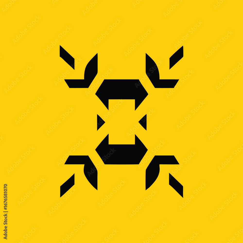 Fototapeta premium Abstract animal background pattern vector