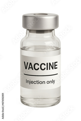 Vaccine vial isolated on black background healthcare solution concept