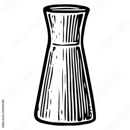 Classic Cocktail Shaker for Bar Mixology Illustration Tool