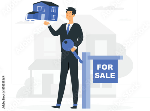 Real estate agent professional branding graphics