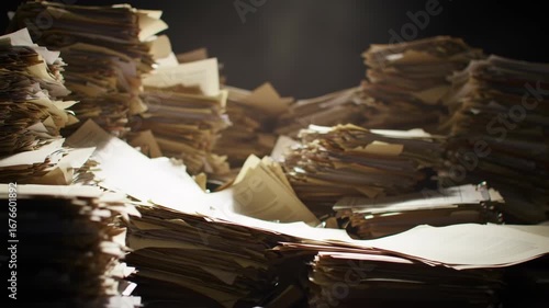 Overwhelmed A Deep Dive into the Paperwork Pile
