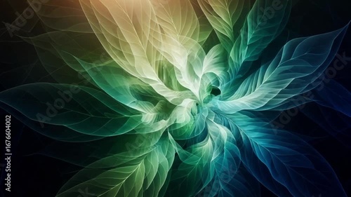 abstract fractal background with space
