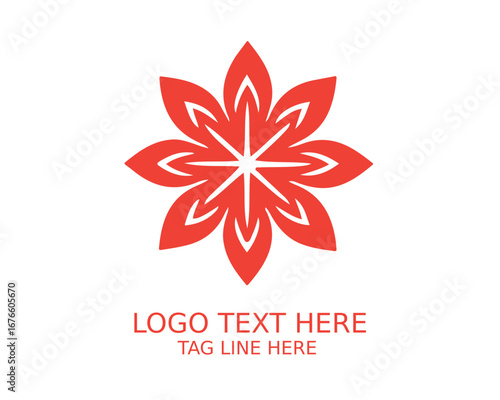 Flower Logo Design Vector