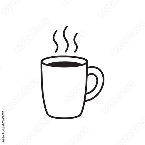 Steaming Coffee Mug Icon