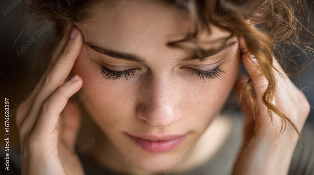 Naklejka premium Being aware of stress management involves spotting causes, adopting healthy coping skills, and ensuring long-term wellness and consistent productivity.