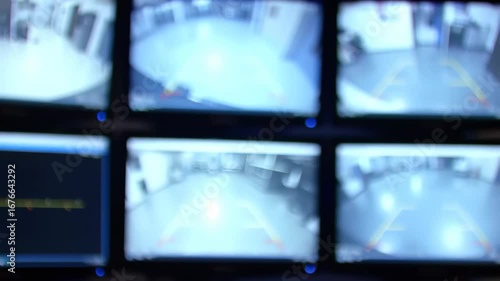 Monitoring Screens - Security System View