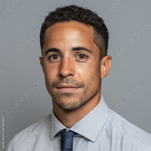 portrait of a handsome young man