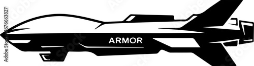 "Futuristic Combat Jet" Vector