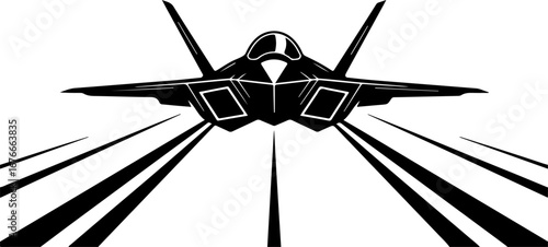 "Futuristic Combat Jet" Vector