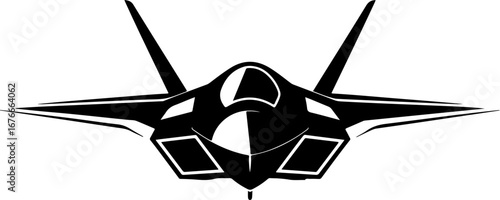 "Futuristic Combat Jet" Vector