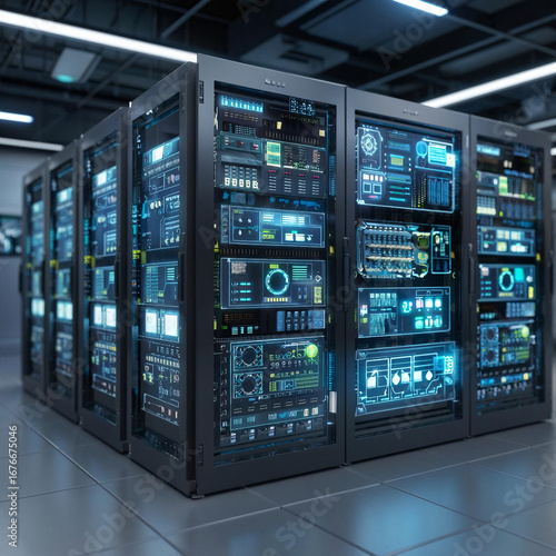 computer network server room