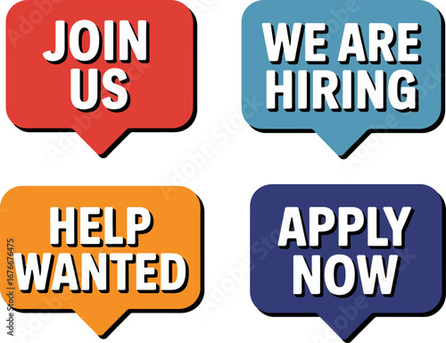 We are hiring join us apply now help wanted recruitment job