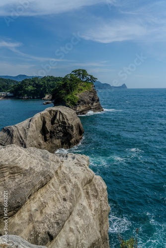 堂ヶ島の奇岩