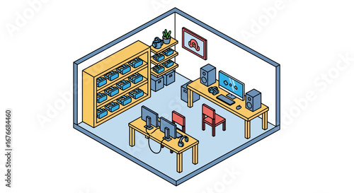 vr prototyping studio workspace interior setup