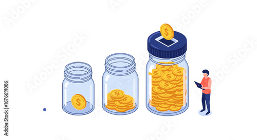 Grow your savings steadily with simple steps and watch your money multiply over time for financial freedom