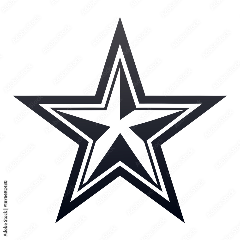 Obraz premium Depicting Create Bold Stroke Minimalist Stylized Sta Crisp Creative Visual
