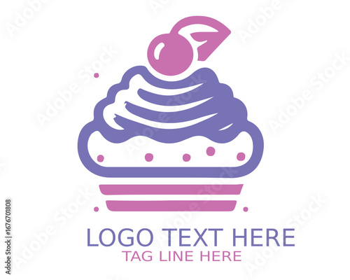 Dessert Logo Design Vector