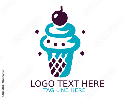 Dessert Logo Design Vector