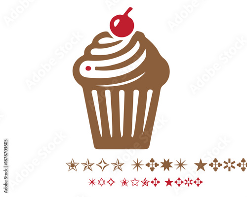 Dessert Logo Design Vector