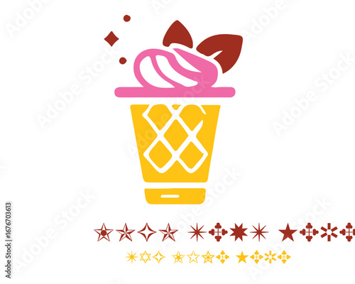 Dessert Logo Design Vector