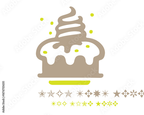 Dessert Logo Design Vector