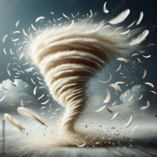 A tornado made of feathers – Soft but destructive