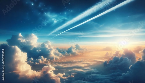 Contrail Condensation Trail
