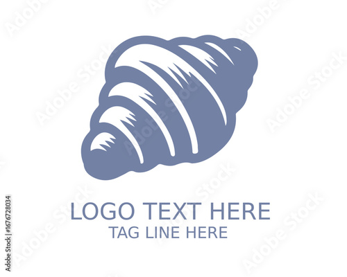 croissant Logo Design Vector