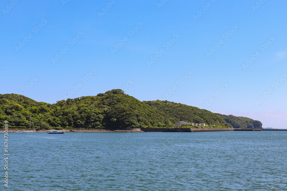 Naklejka premium 弁天島からの眺望（静岡県下田市）
