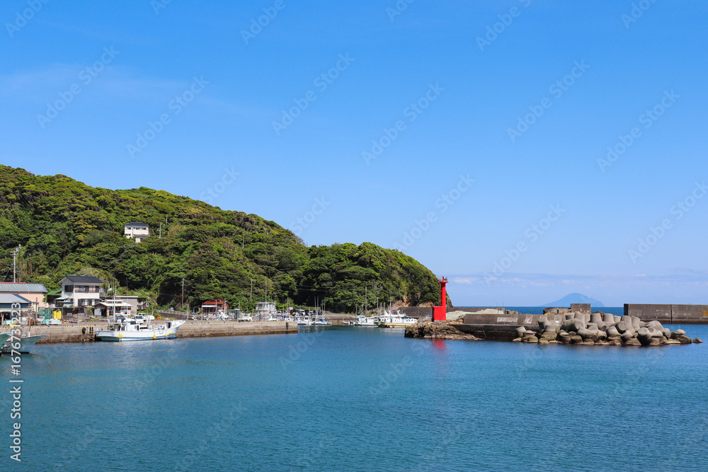 Fototapeta premium 須崎港（静岡県下田市）