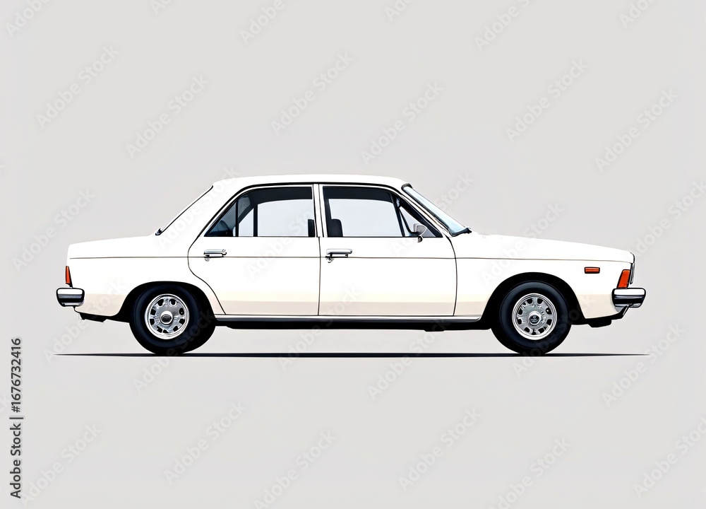 Obraz premium 車のベクターイラスト