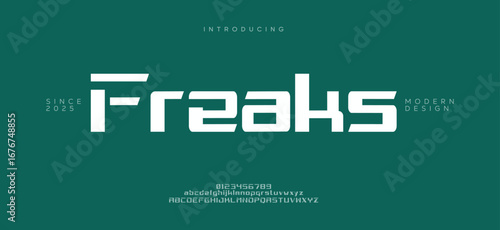Freaks Modern minimal creative alphabet small letter logo design