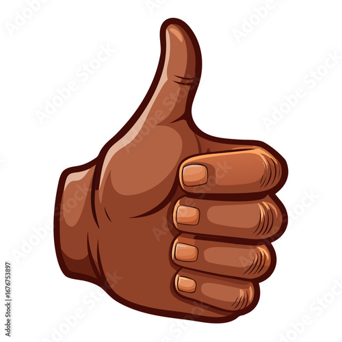 hand with thumb up
