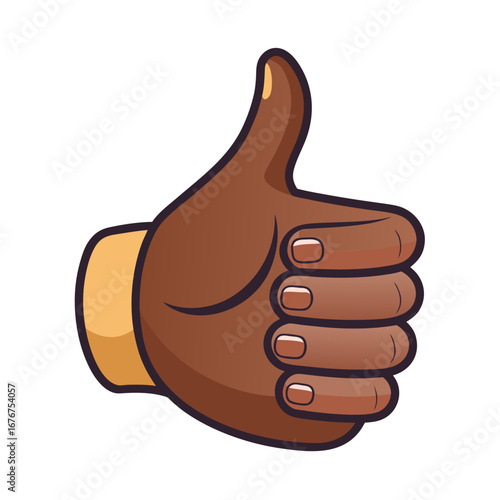 hand with thumb up