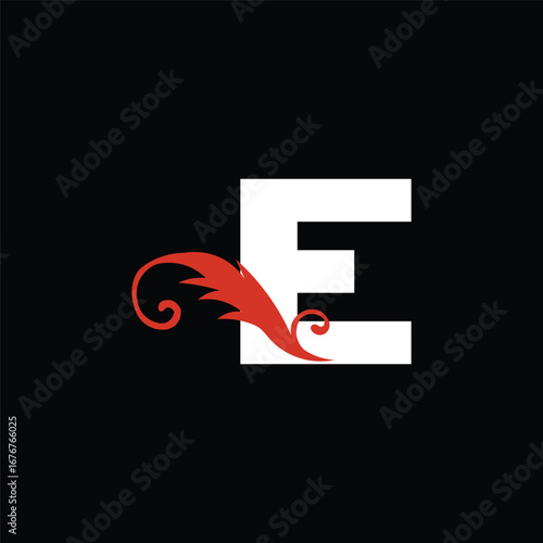 monogram, logo, letter E, initial E, branding, elegant, minimalist, modern, classic, stylish, custom, creative, bold, simple, professional, clean, unique, premium, geometric, typographic, flat design,