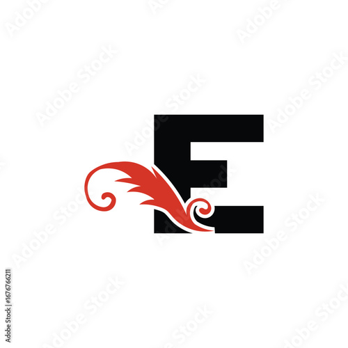 monogram, logo, letter E, initial E, branding, elegant, minimalist, modern, classic, stylish, custom, creative, bold, simple, professional, clean, unique, premium, geometric, typographic, flat design,