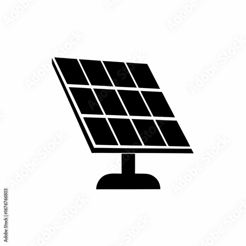 creative details solar panel icon vector illustration