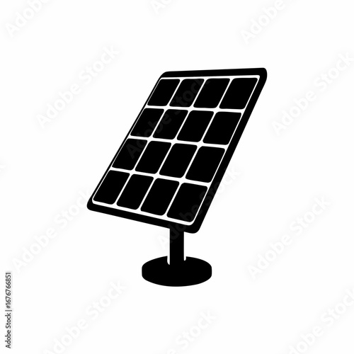 creative details solar panel icon vector illustration