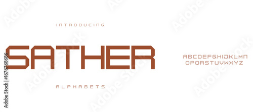 Sather  alphabet letters font logo. Typography luxury classic lettering serif fashion fonts decorative wedding vintage retro logos. vector illustration