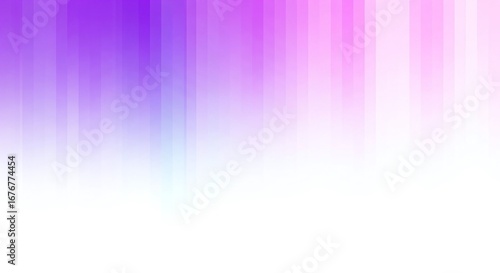 Abstract purple and pink vertical lines fading into white