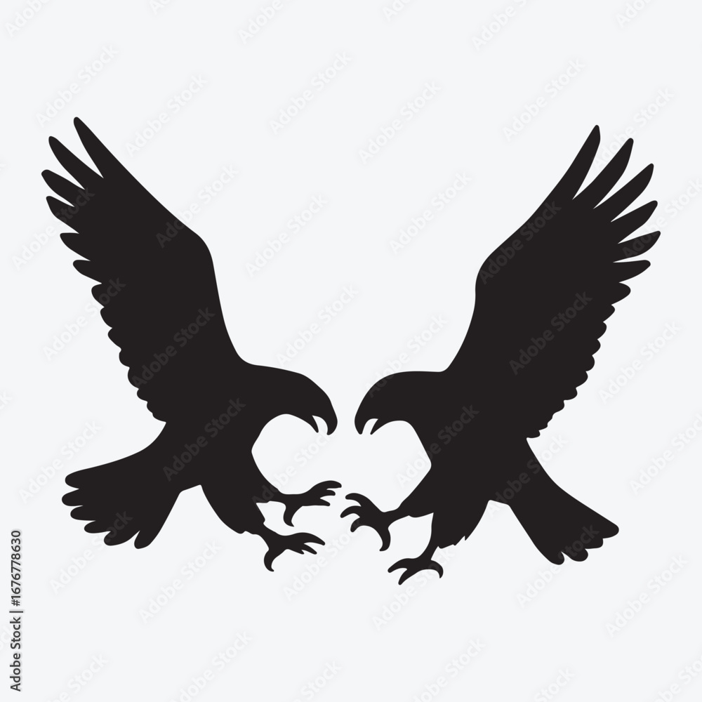 Obraz premium Abstract geometric composition with vibrant color palette and clean lines