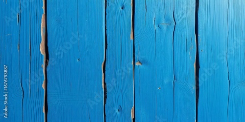 Faded blue painted wood, heavily textured with cracks and peeling paint,  surface,  retro