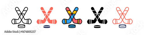 Ice Hockey multiple icon