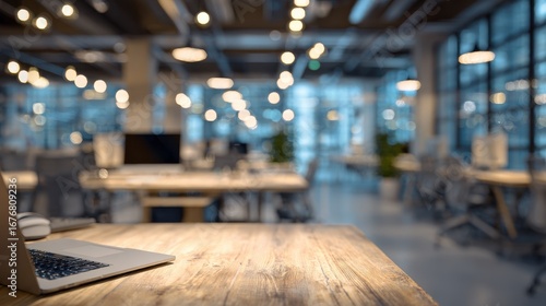 Wallpaper Mural Modern office workspace with natural light and sleek furniture during daytime Torontodigital.ca