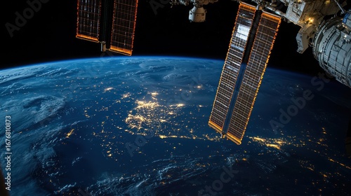 A breathtaking view of Earth from orbit