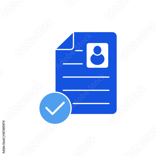 employment contract icon outline editable stroke line drawing eps