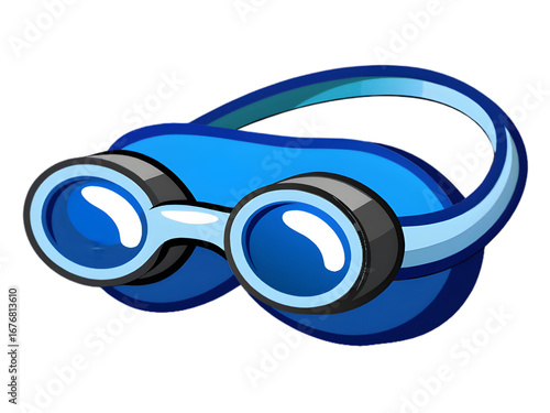 Blue Swimming Goggles with Light Blue Strap and Reflective Lenses on Transparent Background graphic design PNG file download Free Download Blue Swimming Goggles with Light Blue Strap and Reflective Lenses on Transparent Background graphic design PNG file download - GFXLoad